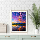Full Drill Rhinestone Poster DIY Fantasy Cloud Sky Diamond Painting (B3238)