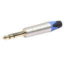 6.35mm Stereo Metal 1/4 inch Connector 6.5mm Male Audio Plug Solder Adapter