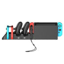 Ipega 6 in 1 for Nintendo Switch Charger Joy-Con Left and Right Handle Swit