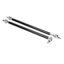 2pcs 200mm Adjustable Front Rear Bumper Lip Splitter Support Bar (Black)