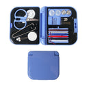 Travel Sewing Kit Thread Needles Mini Case Plastic Scissors Pins Tape Porta P3E9