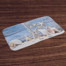 3Pcs Conch Bathroom Skidproof Pedestal Rug Lid Toilet Cover Bath Mat