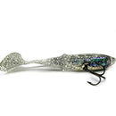4pcs Arrive 8cm 14g Soft Bait Lead Head Sea Fish Lures Fishing Tackle Sharp
