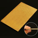 Golden Brass Metal Thin Sheet Plate Welding 60x100x3mm Metalworking Craft dsh