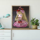 5D DIY Special Shaped Diamond Painting Girl Cross Stitch Mosaic Craft Kits