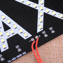 12V Auto Vehicles Car Windscreen Cab Sign White 45 LED Taxi Light Lamp 1.5M cord