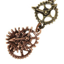 Retro Steampunk Multi-Gears Gears Clock Watch Pendant Necklace Earrings Sets
