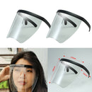 2x Clear Safety Face Shield Sunglasses Goggles Splash-proof Eye Protection