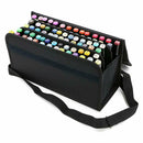 80 Slots Large Capacity Folding Marker Pen Case Art Markers Pen Storage Car I6Z7