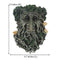 Old Man GreenMan Tree Face Leaf Garden Yard Tree Fence Ornament Sculpture