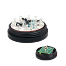 Red Round LED Strobe Beacon Rooftop Emergency Warning Flashing Light Lamps A9N9