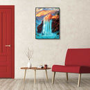 5D DIY Full Drill Diamond Painting Waterfall Embroidery Mosaic Wall Arts