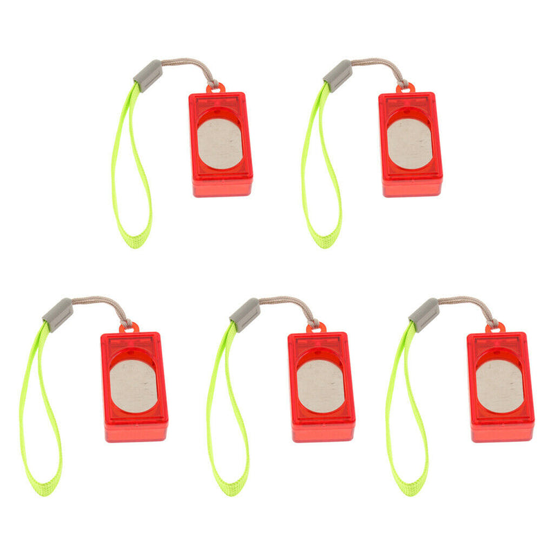 5x Dog Pet Click  Bark Training Obedience Agility Trainer Aid Useful