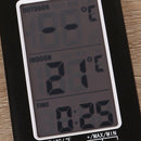 Digital Wireless Indoor/Outdoor Thermometer Clock Temperature Meter LCD â„ƒ/â„‰ OZ