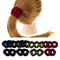 20 Pieces Womens Soft Velvet Elastic Scrunchies Bobble Hair Ropes for Girls