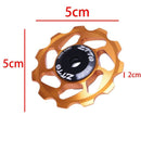 Ztto 11T Mtb Bicycle Rear Derailleur Jockey Wheel Ceramic Bearing Pulley Al D7K7