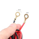 1m/3.3ft Car Cigarette Lighter Installation Cable Dual Terminal Parallel SN9F