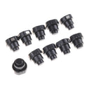10 PCS Latching Action Flashlight Torch Push Button Switch DC 30V 1A FT