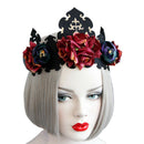 Gothic Queens Rose Flower Crown Hairband Headband Halloween Party Costume  OZ
