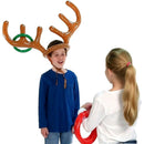 Inflatable Christmas Reindeer Antler Hat Ring Toss Christmas Party Game ToysB3C