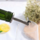 Stainless Steel Oil Stopper Wine Pourer Double Cover Nozzle Kitchen Bar Tool Gn