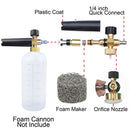 Foam Cannon Orifice Nozzle Tips And Foam Maker, Universal 1.1 Mm Thread Noz