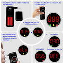 AD-6000 Breathalyzer High Accuracy Breath Alcohol Tester with 6 Mouthpieces