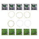 5 Packs E/B /G/ D/ A/ E 6 String Wood Guitar String Set Accessory AW633