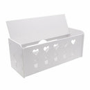 Rectangular Cable Storage Box Wire Management Socket Power Strip Cord Stora R3I2