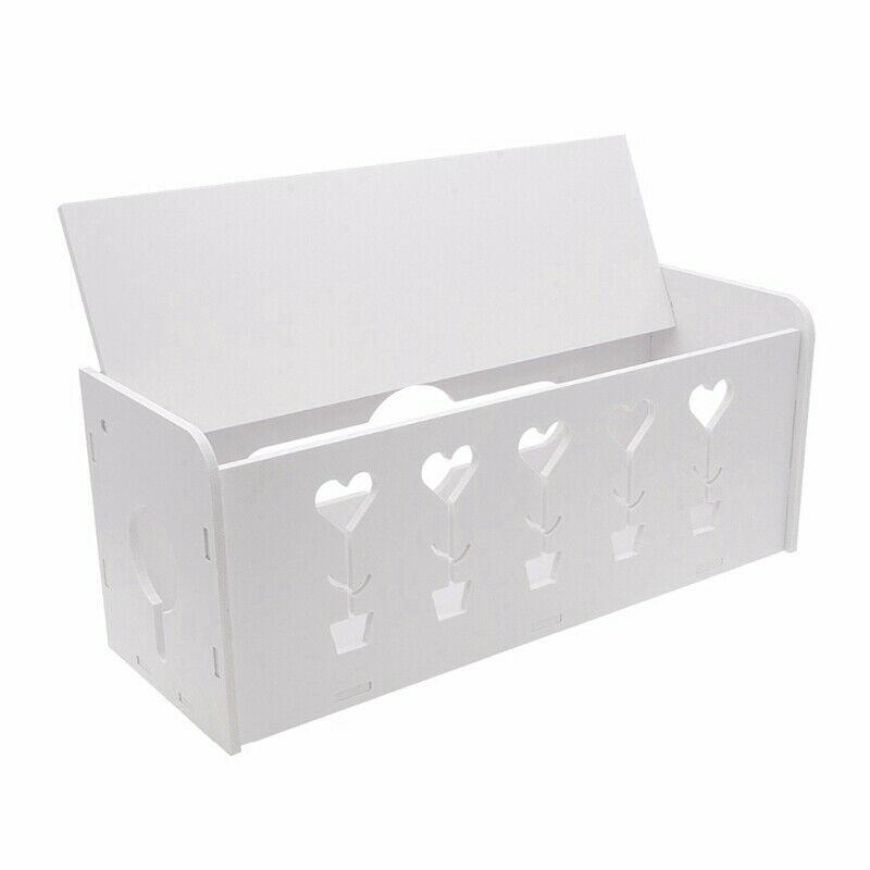 Rectangular Cable Storage Box Wire Management Socket Power Strip Cord Stora R3I2