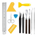 14Pieces Craft Vinyl Weeding Tools Craft Set Basic Vinyl Tool for Cricut Cameos