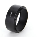 52mm metal alloy material long lens hood for Canon Nikon camera ME