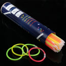 100Pcs Multi Color Glow Stick Light Bracelets Party Fun Glow Bracelet A