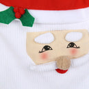 3pcs Christmas Xmas Santa Toilet Seat Cover Rug Bathroom Mat Pad