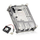 Acrylic Development Board Clear Case Box for Raspberry Pi 4B w/ Cooling Fan