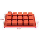 Chocolate Molds Food Grade Non-Stick Silicone Bar Molds Candy Mold Cupcake
