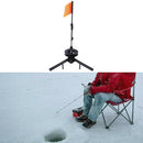 Automaticly Winter Ice Fishing Rod Tip-up with Spool Foldable Marker Flag- OZ