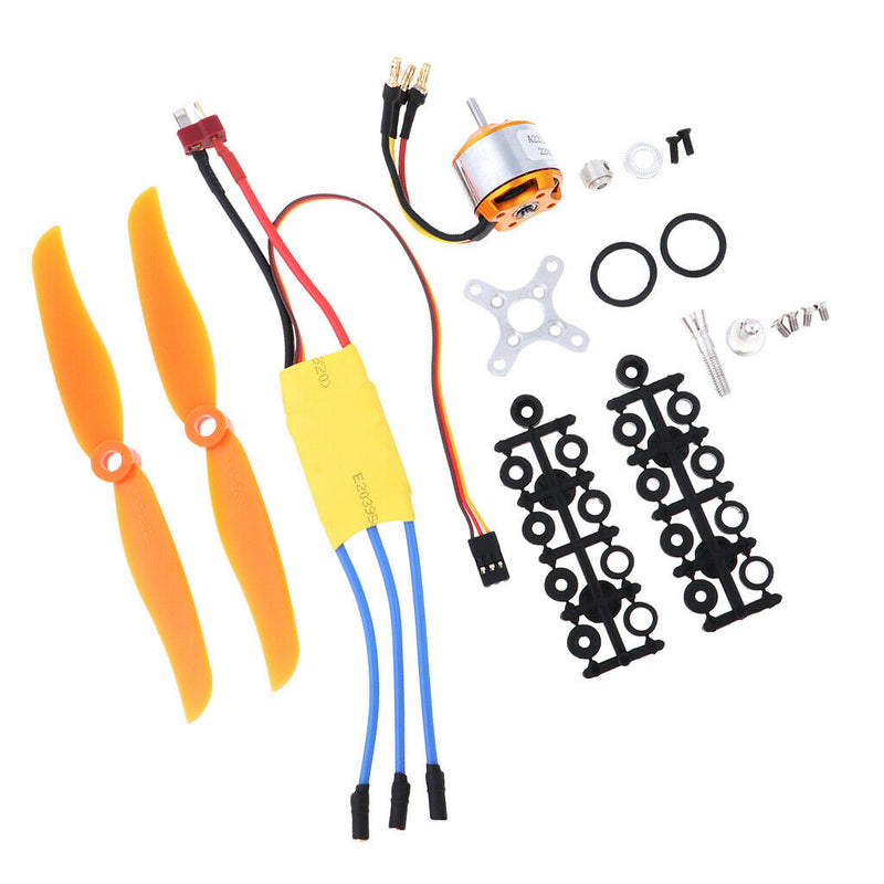 Set Brushless Motor (2200KV) and ESC Electric Speed Controller (30A) and