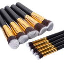 10 Pcs Makeup Brushes Set Pincel Maquiagem Cosmetics Maquillaje Makeup Tool