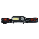 Mini COB LED headlight headlamp flashlight USB rechargeable torch night l %a