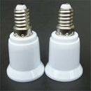 5x E14 to E27 Base Screw Light Bulb Adapter Lamp Adaptor Fitting Converter Hut