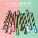10pcs Color Metal Pen Paint Highlight Marker Pen for DIY Photo Album Gift