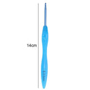 9pcs Colour Handle Crochet Hook Set Suit Wool Knitting Weaving Needles Kit