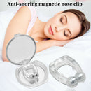 Silicone Magnetic Anti Snore Stop Snoring Nose Clip Sleep Aid w/Case (1pc)