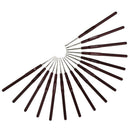 16pcs Plastic Handle Metal Aluminum Crochet Hook Knitting Needles Set
