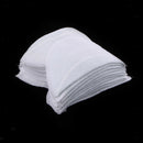 Pack of 10 Pairs Unisex Comfortable Breathable Shoulder Pads Sew-in White Cotton