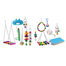 14Pieces Parrot Bite Toys Set Small Large