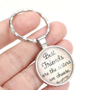 Best Friend Keychains Friendship Jewelry  Pendant Key Rings Fad CABIES