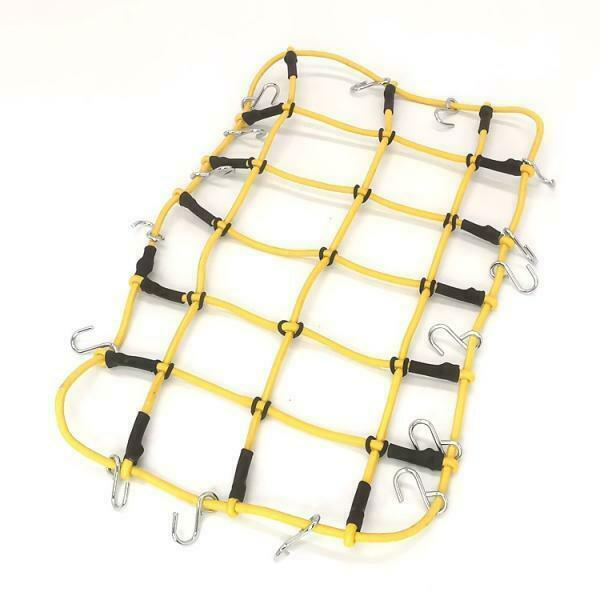 1:10 Elastic Rubber Luggage Net Yellow for Axial SCX10 Traxxas TRX4 RC Cars