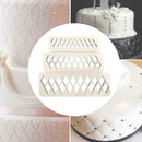 3Pcs Geometry Fondant Cookies Cake Mold Fondant Decorating Baking Tools Q6M9